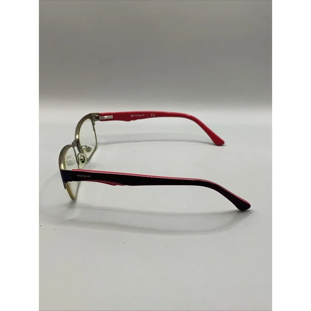 Vogue Eyeglasses VO3918 848 52-17-135 Purple Gold Rectangle Full Rim Frame Only